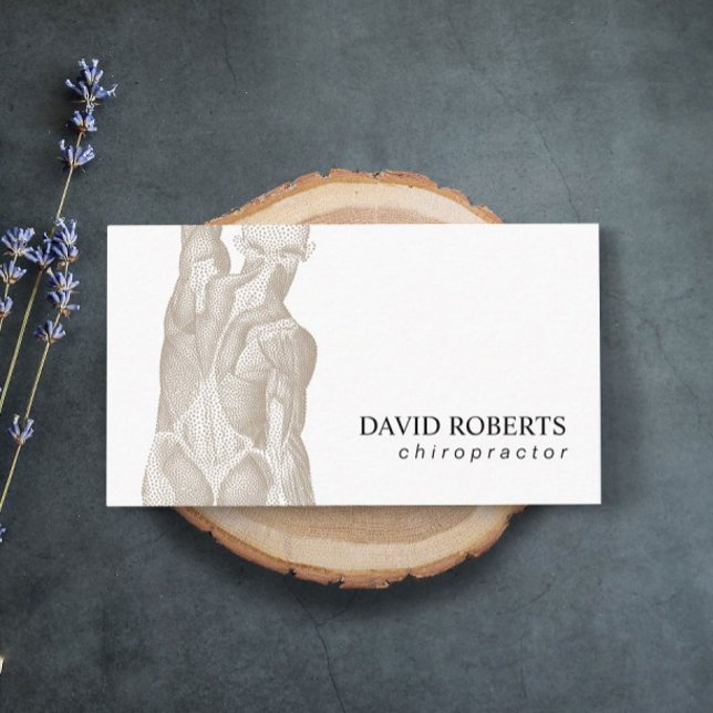 Chiropraktische Massagetherapie Visitenkarte (Von Creator hochgeladen)