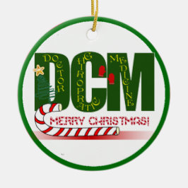 CHIROPRAKTISCHE MEDIZINISCHE CHRISTMAS FÜR DCM-ARZ KERAMIKORNAMENT