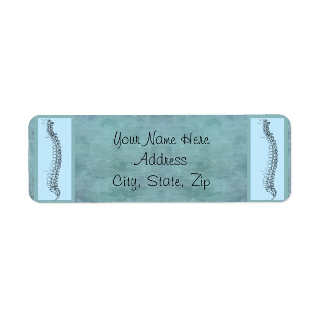 Chiropraktische Rücksendeadresse (Vorne)