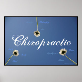 Chiropraktische Triune Print Poster