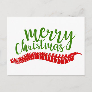 Chiropraktische Weihnachtskarten, Postkarte
