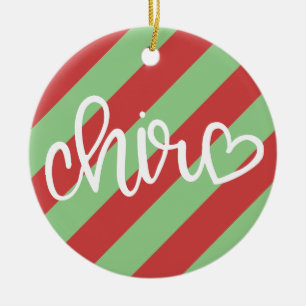 Chiropraktische Weihnachtsschmuck, Keramik Ornament