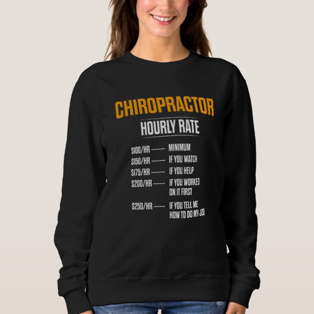 Chiropraktische Wirbelsäule Behandlung Spinaler Ch Sweatshirt (Vorderseite)