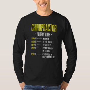 Chiropraktische Wirbelsäule Behandlung Spinaler Ch T-Shirt