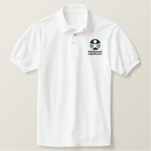 Chiropraktisches Logo bestickt mit Polo-Shirt