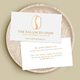 Chiropraktisches Logo Visitenkarte