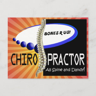 CHIROPRAKTOR - ALLE SPINE UND DANDY - KNOCHEN ODER POSTKARTE