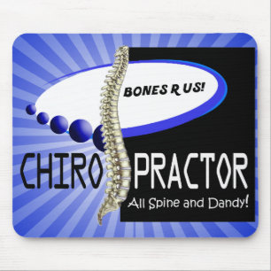 CHIROPRAKTOR - ALLER DORN UND DANDY - KNOCHEN R US MOUSEPAD