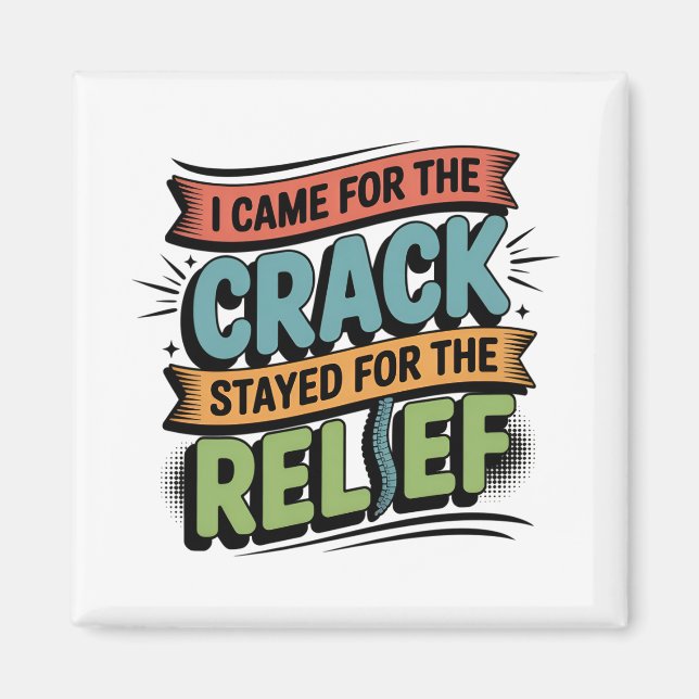 Chiropraktor Back Relief Funny Gift Magnet (Vorne)