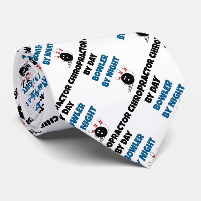 Chiropraktor Bowler Krawatte (Gerollt)