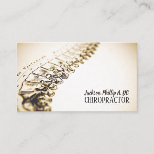 Chiropraktor Chiropractic Klinik Therapie Massage Visitenkarte