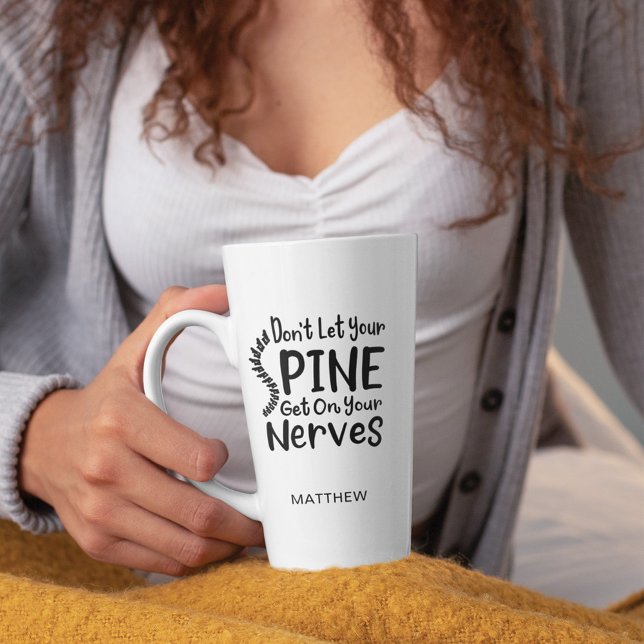 Chiropraktor Coworker Lasse keine Wirbelsäule auf  Milchtasse (Von Creator hochgeladen)