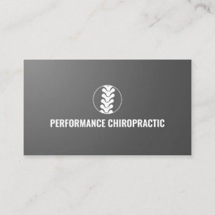 Chiropraktor-Doktor für Berufliches Rückenlogo Visitenkarte