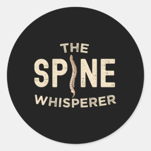 Chiropraktor Dry Spaß Joke Pub Runder Aufkleber