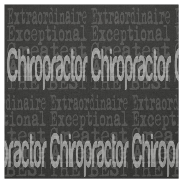 Chiropraktor Extraordinaire Stoff (Muster)