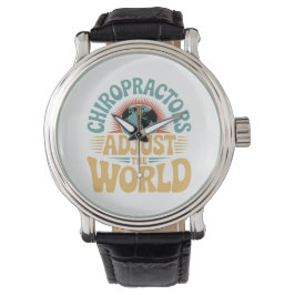 Chiropraktoren passen das Design des World Retro a Armbanduhr