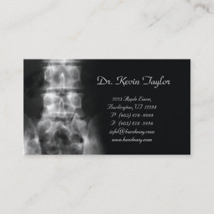 Chiropraticien Carte de visite Chiropratique Xray