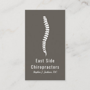 Chiropraticien Chiropratique Carte de visite de sa