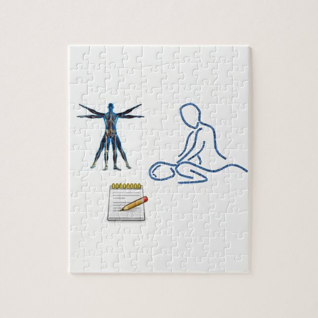 Chiropraticien de puzzle (Vertical)