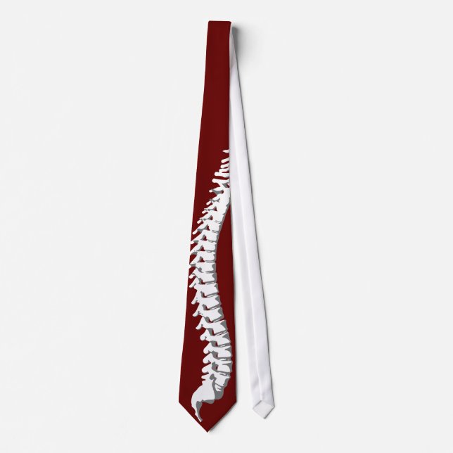 Chiropraticien professionnel Cravate rouge clair (Devant)