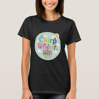 Chirp Cheer: Joyful Singing Bird T-Shirt" T-Shirt