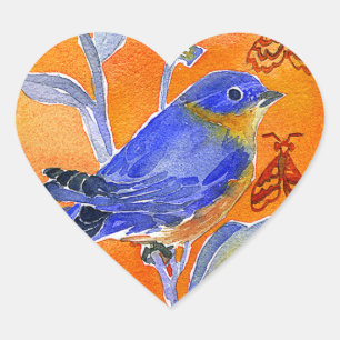 "Chirp Herz-Aufkleber