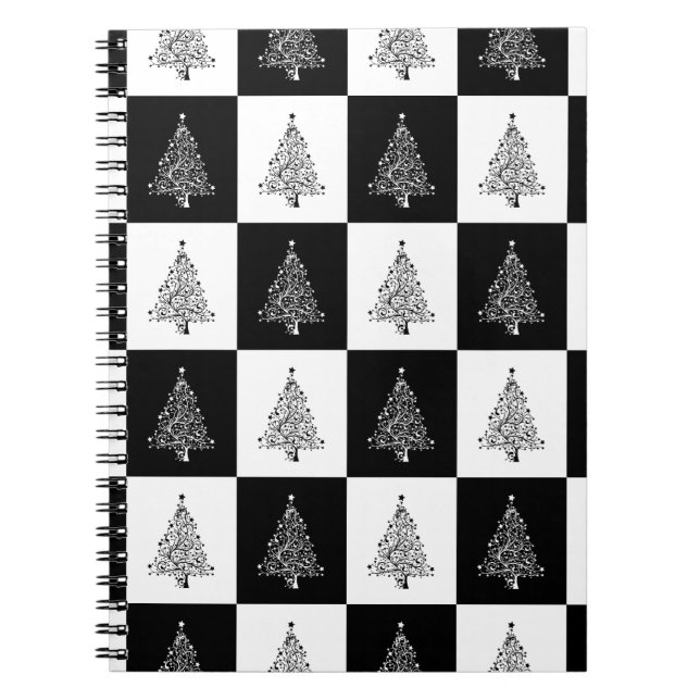 Chirstmas Tree Schach Notizblock (Vorderseite)