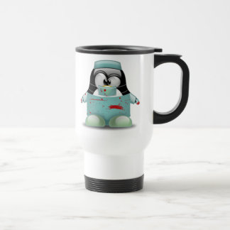 Chirurg Tux Reisebecher