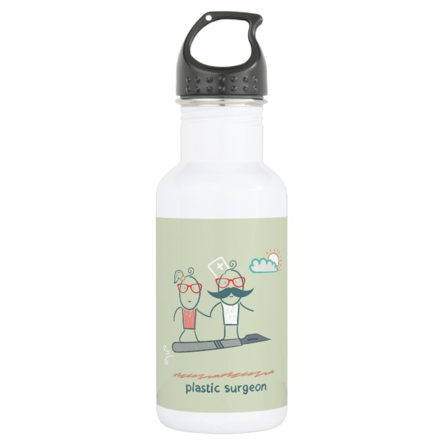 Chirurg-Wasser-Flasche Edelstahlflasche (Vorderseite)