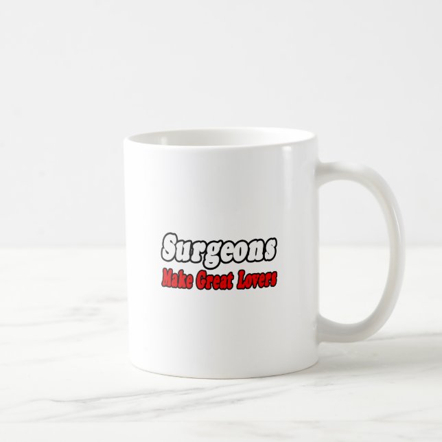 Chirurgen...Große Liebhaber Kaffeetasse (Rechts)