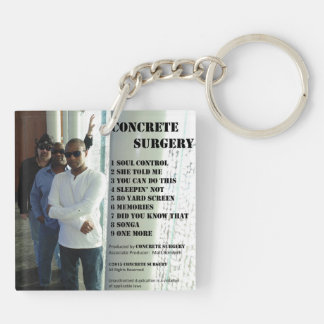 Chirurgie concrète "le deuxième album" keychain.