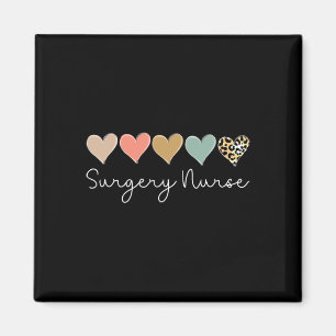 Chirurgie-Krankenschwester Leopard Heart, Valentin Magnet