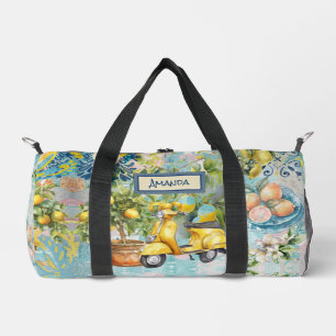 Chirurgisch blaues türkisfarbenes sizilianisches Z Duffle Bag