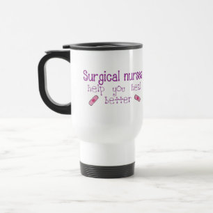 Chirurgische Krankenschwester Reisebecher