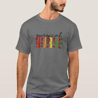 Chirurgische Krankenschwester Weihnachten Weihnach T-Shirt