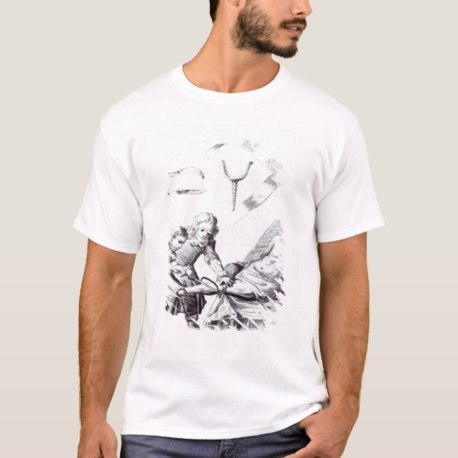 Chirurgische Operation, zum eines Beines zu T-Shirt (Vorderseite)