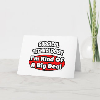 Chirurgische Techniker ...Großer Deal Karte
