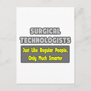 Chirurgische Techniker ... Klüger Postkarte