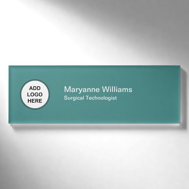 Chirurgische Technologen des Krankenhauses Namenschild (Vorderseite)