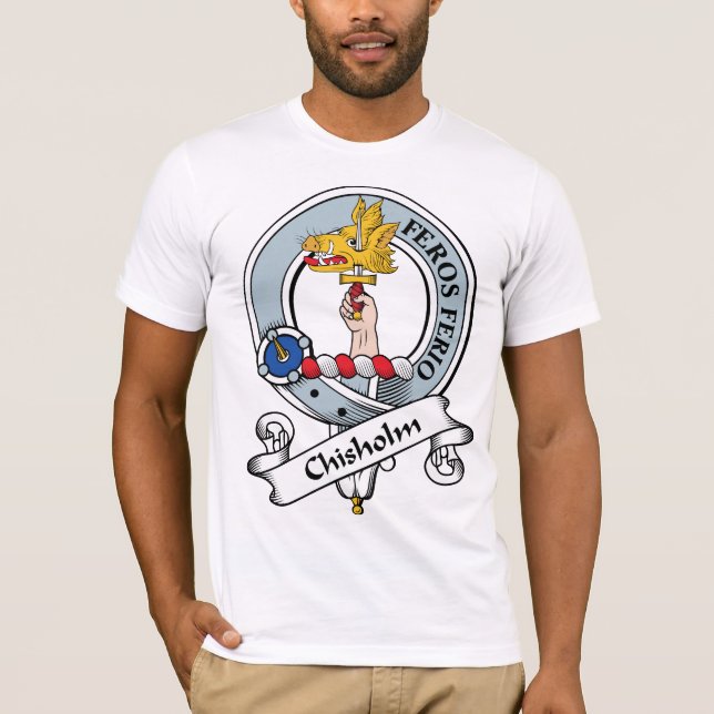 Chisholm Clan-Abzeichen T-Shirt (Vorderseite)