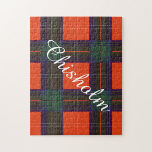 Chisholm Clan karierter schottischer Tartan