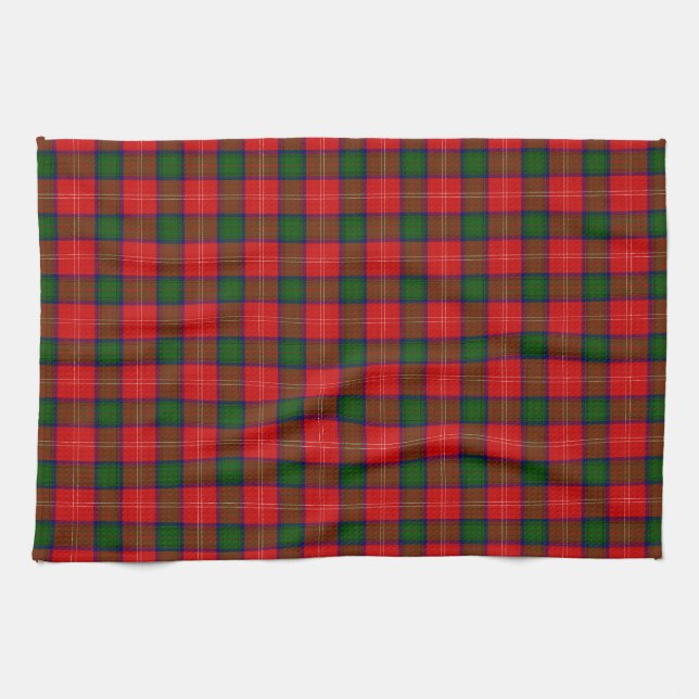 Chisholm Tartgrün kariert Geschirrtuch (Horizontal)