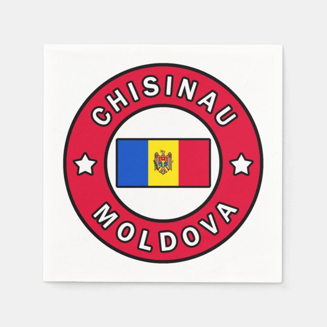 Chisinau Moldau Serviette (Vorderseite)