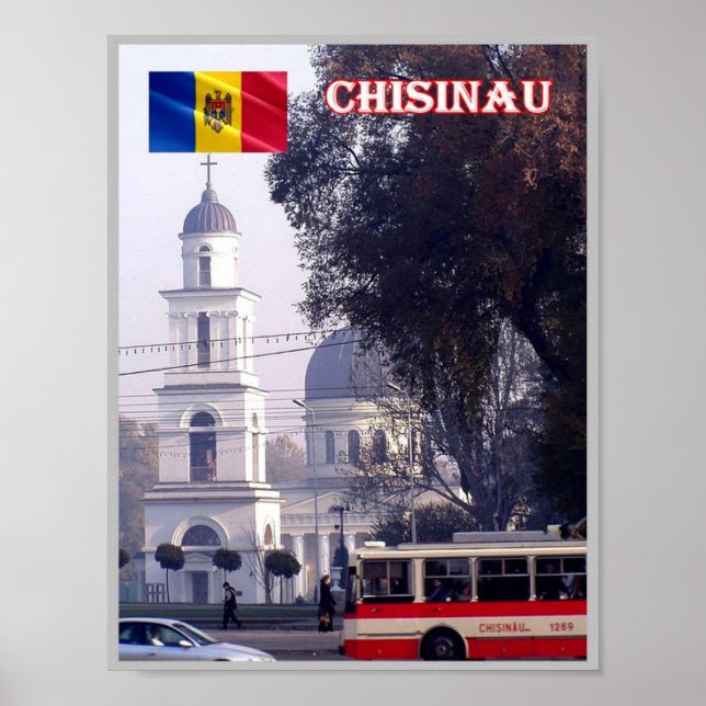 Chisinau - Moldova - Center - Poster (Vorne)