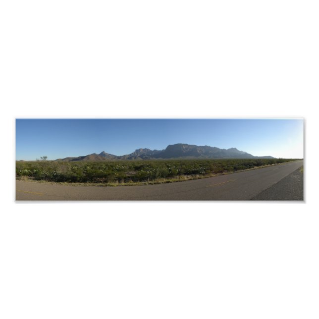 Chisos-Berge, Texas Fotodruck (Vorne)