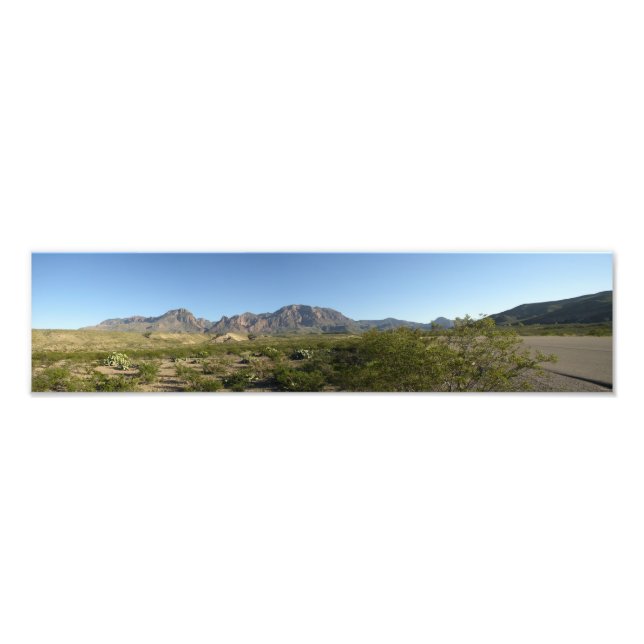 Chisos-Berge, Texas Fotodruck (Vorne)