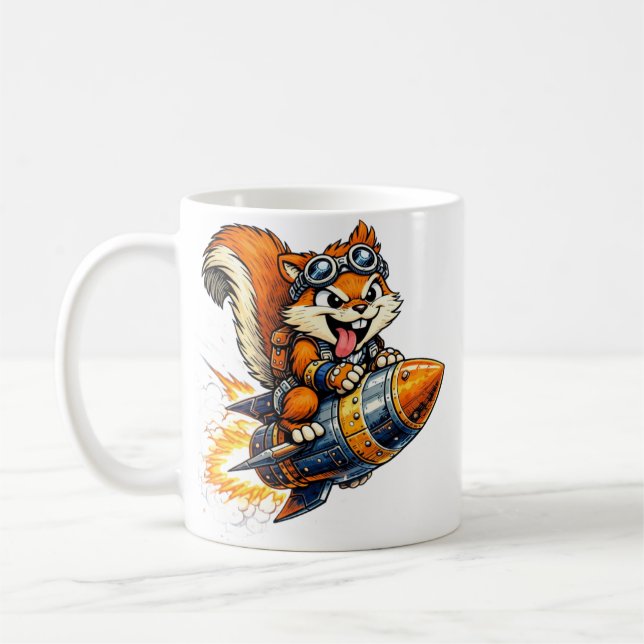Chispa the Rocket Squirrel Mug Kaffeetasse (Links)