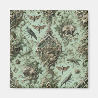 Chitinous Elegy - Gothic Insect Wallpaper Design
