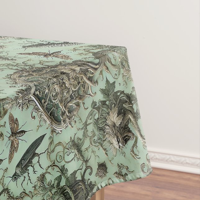 Chitinous Elegy - Gothic Large Pattern Tischdecke (Beispiel)
