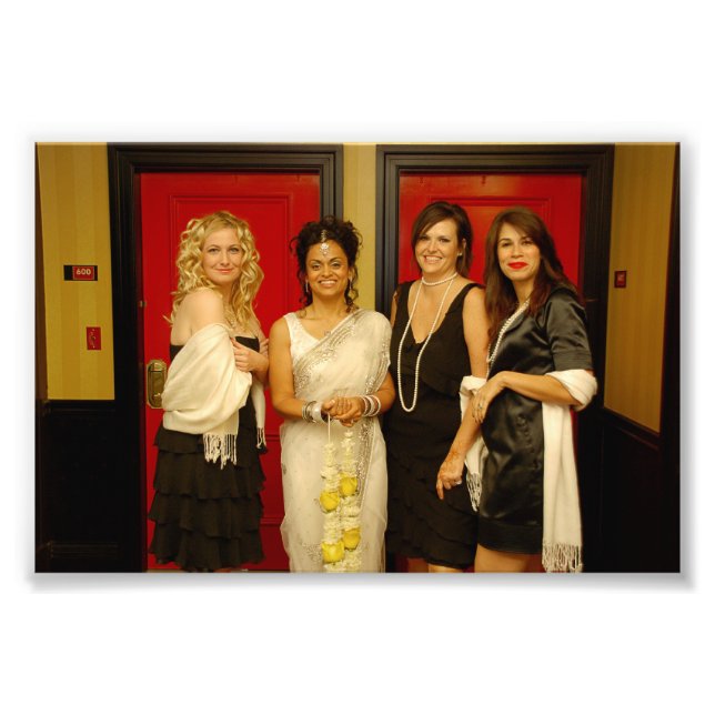 Chitra & Jeffrey: Hochzeit Fotodruck (Vorne)